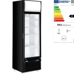 Arktic Backbar koelkast met lichtbak enkele deur