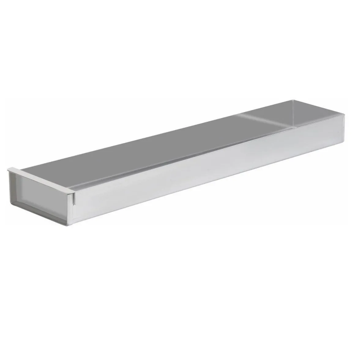 Bakplaat aluminium 3 randen (90º) - 30x20x5cm + Voorzetstuk