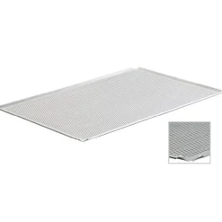 Bakplaat Aluminium Geperforeerd 60x40cm (open hoeken 45°)