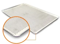 Bakplaat Aluminium Geperforeerd 60x40cm (dichte hoeken 45°)