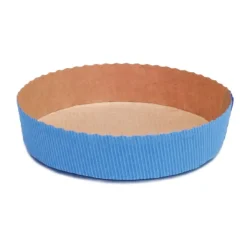 Bakvorm Karton Rond Ø15,5x3,5cm Blauw (per stuk)