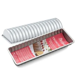 Bakvorm Log Wavy 31x5(h)cm