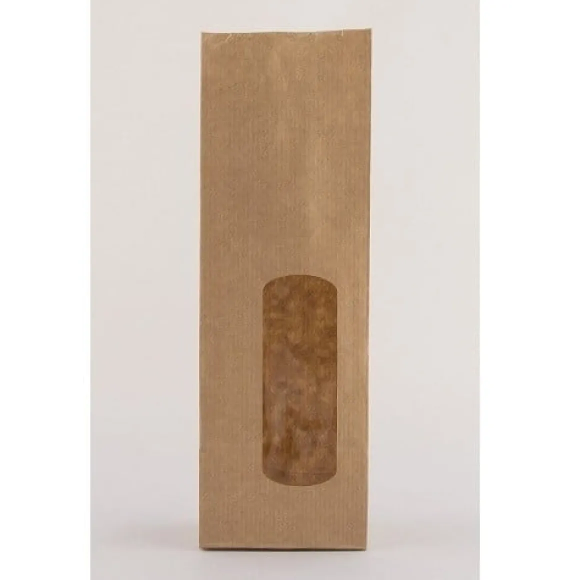 Blokbodemzak Papier Kraft 70 + 40 x 200mm 50st.