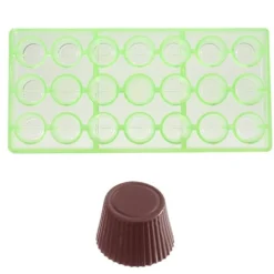 Bonbonvorm Chocolate World GL Cuvette Rond (21x) 30x19mm**