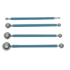 BrandNewCake Boetseer/Modelleer Set Metaal 4st.