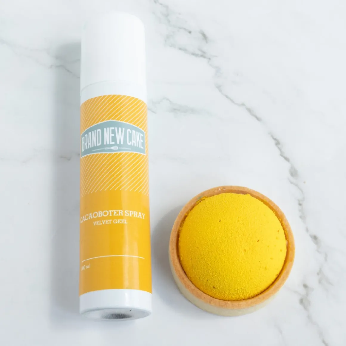 BrandNewCake Cacaoboter spray Velvet Geel 250ml