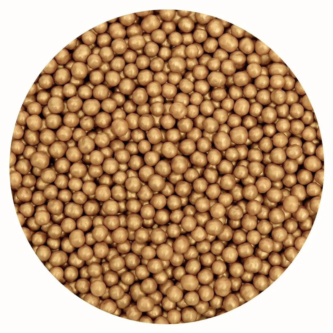 BrandNewCake Chocolade Crispy Parels Goud 600g