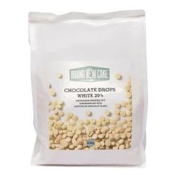 BrandNewCake Chocolade Druppels Wit (29%) 2,5kg