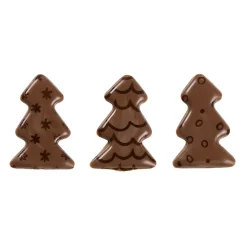 BrandNewCake Chocoladedecoratie Kerstbomen 96st