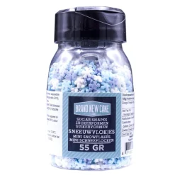 BrandNewCake Confetti Mini Sneeuwvlokken 3 Kleuren 55gr.