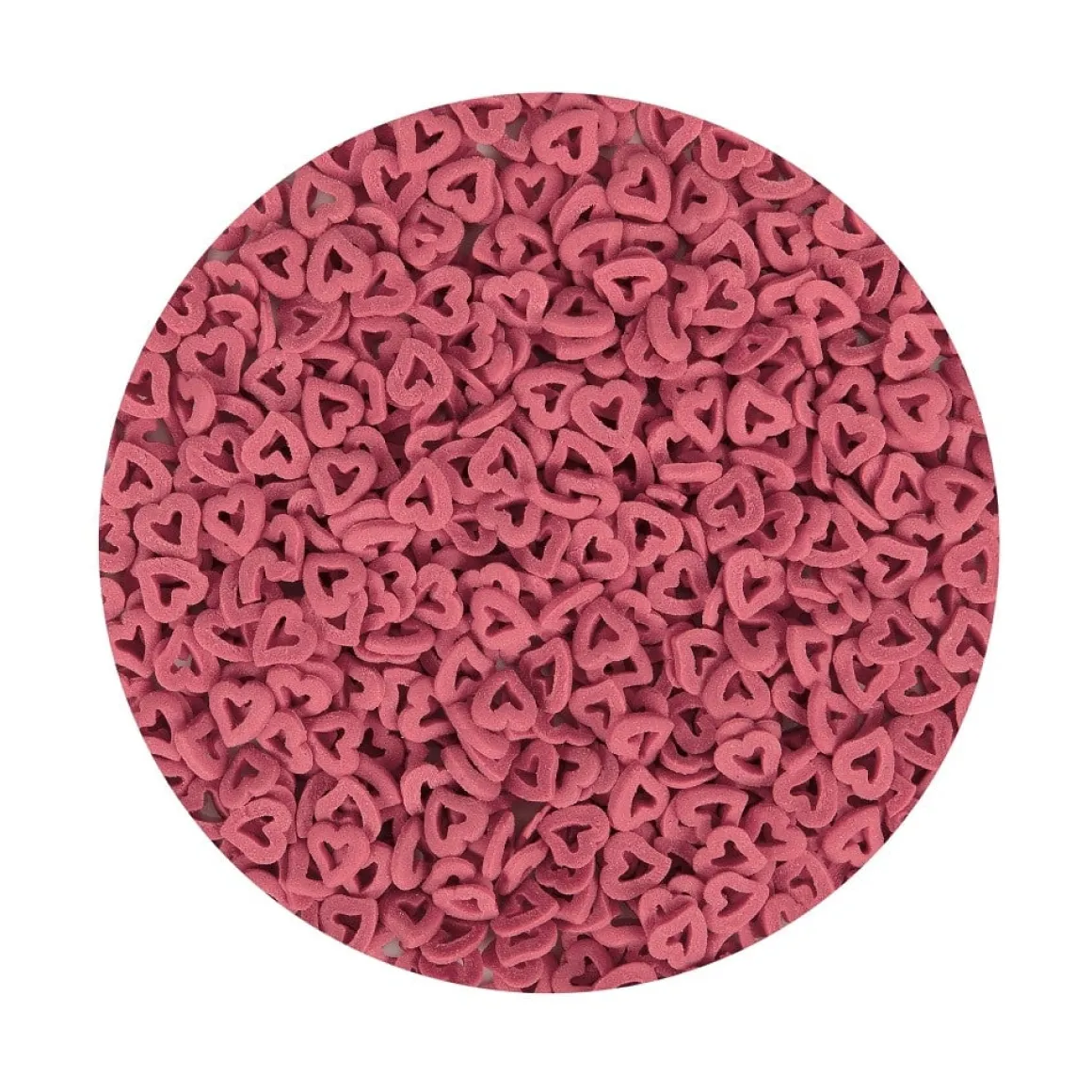 BrandNewCake Confetti Open Hartjes Rood 500gr.