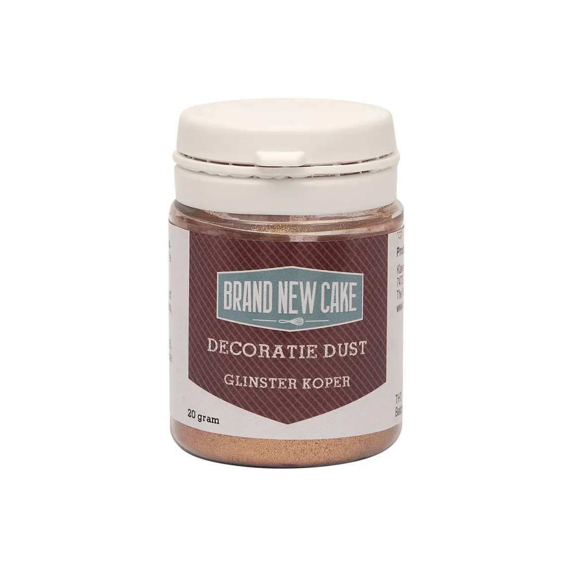 BrandNewCake Decoratie Dust Glinster Koper 20g