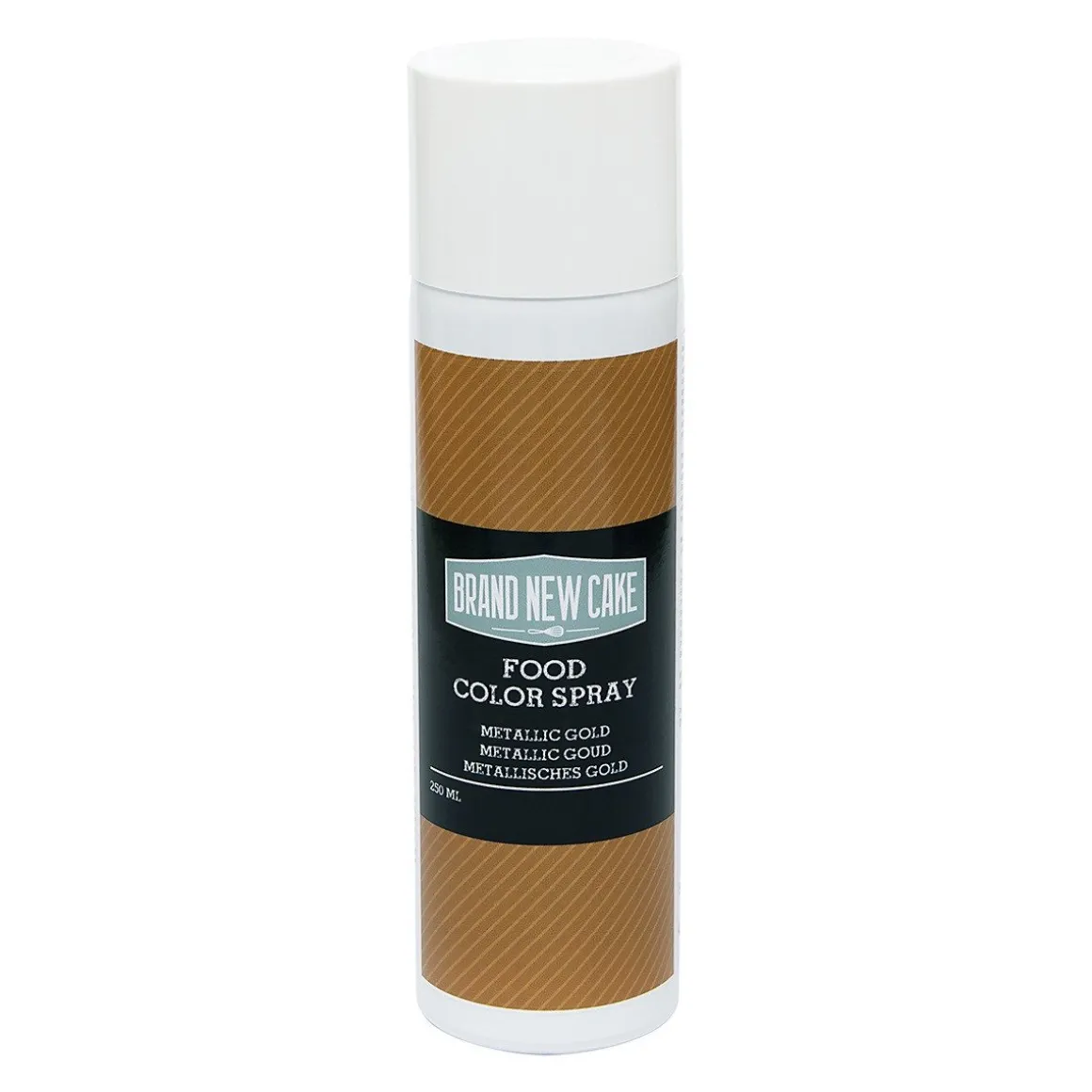 BrandNewCake Kleurspray Metallic Goud 250ml