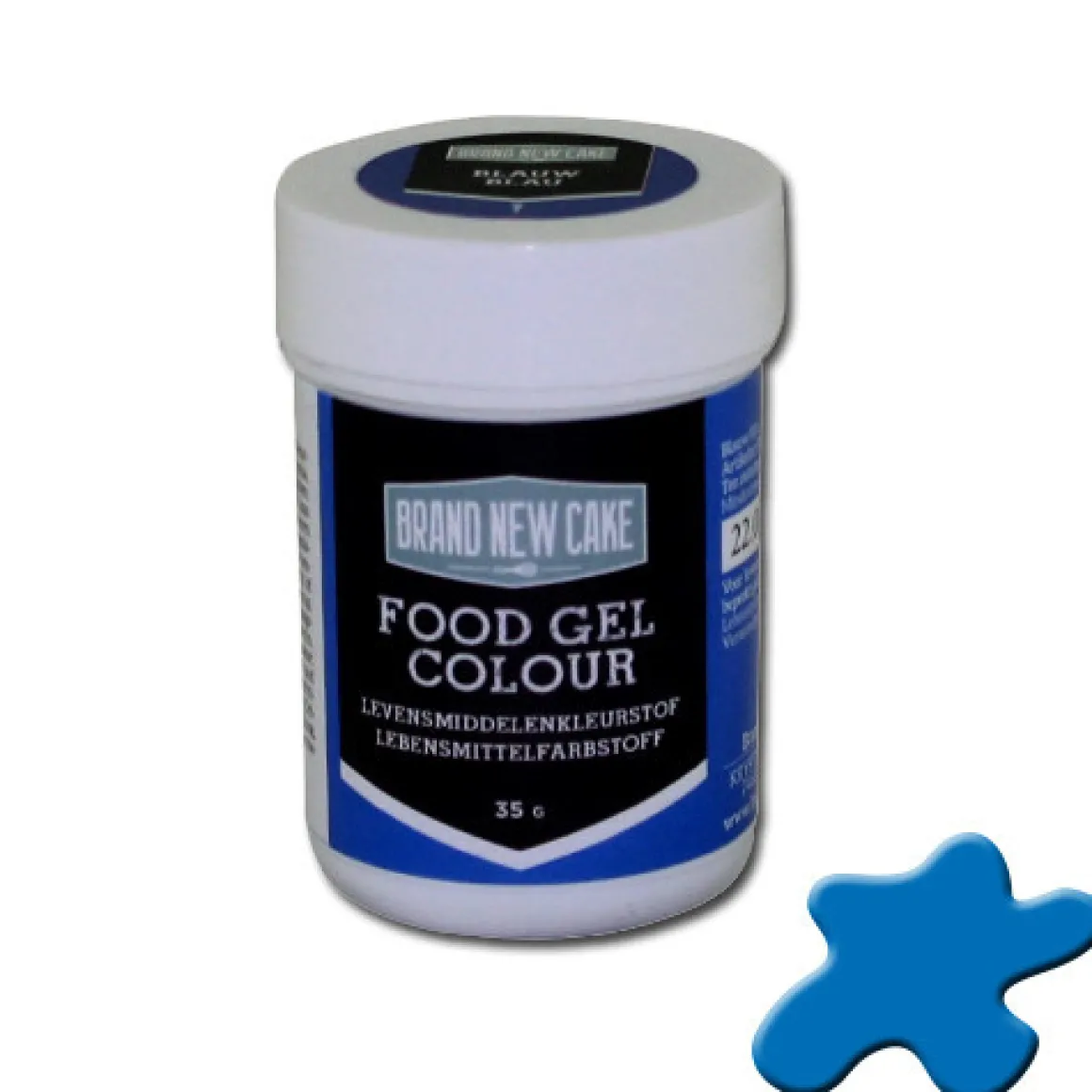 BrandNewCake Kleurstof Gel Blauw 35gr