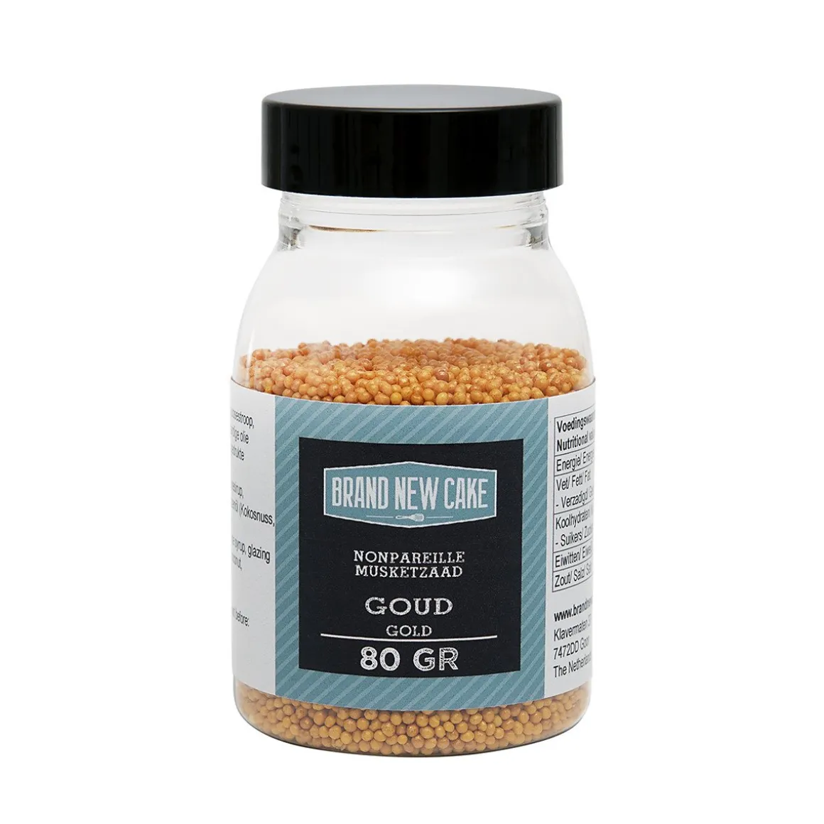 BrandNewCake Musketzaad Goud 80gr.