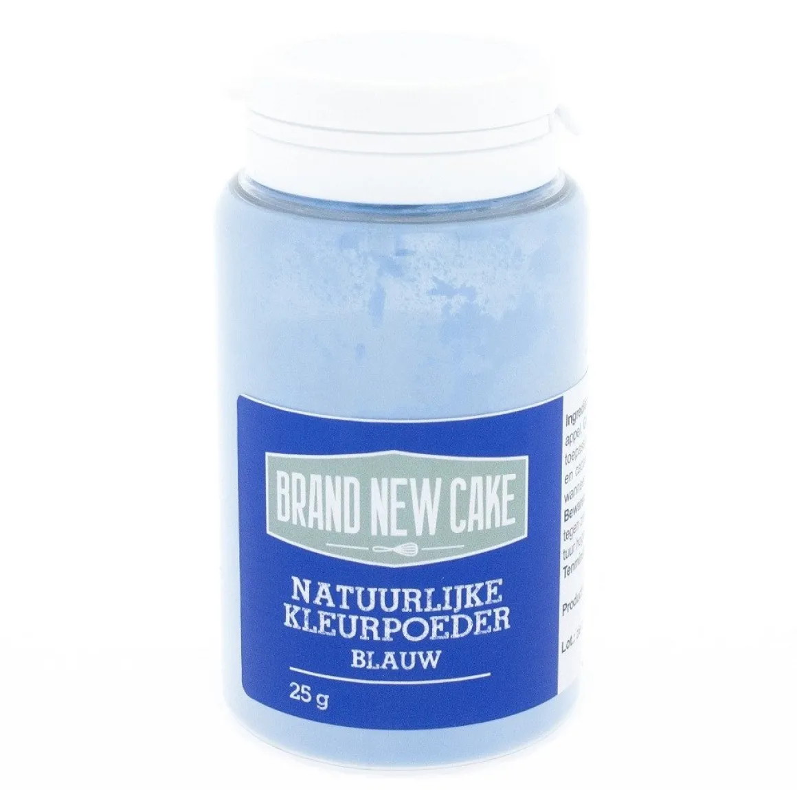 BrandNewCake Natuurlijke Kleurpoeder Blauw 25g (vette massa)