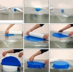 BrandNewCake Roll Out Sheets-hulpmiddel taartbekleding 70x70