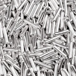 BrandNewCake Sugar Rods Metallic Zilver 80gr.