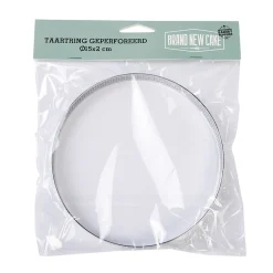 BrandNewCake Taartring RVS Geperforeerd Ø15x2cm