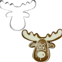 BrandNewCake Uitsteker Elandkop RVS 7cm