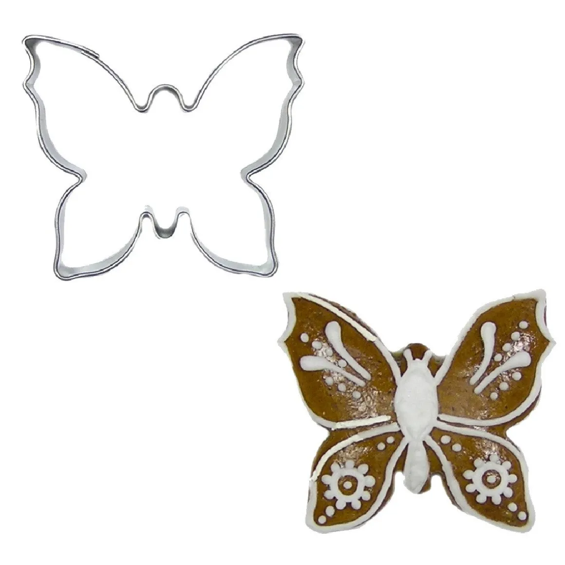 BrandNewCake Uitsteker Vlinder RVS 5cm