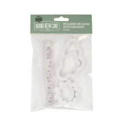 BrandNewCake Wolken & Gras Uitsteker Set/5