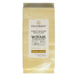 Callebaut Chocolade Callets Fairtrade Wit (W2) 10 kg**
