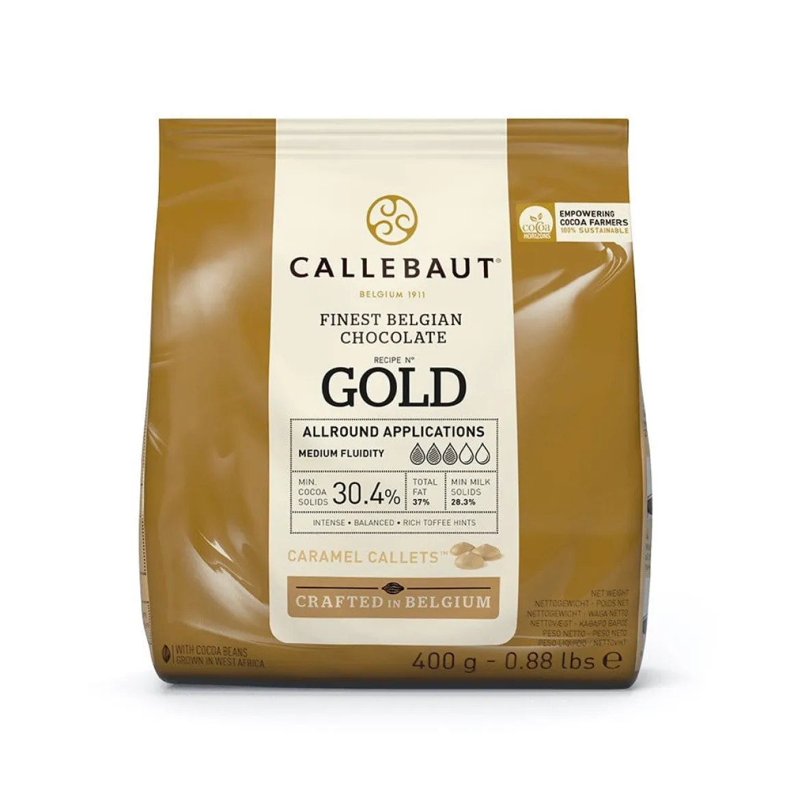 Callebaut Chocolade Callets Gold 400g
