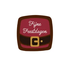 Callebaut Chocoladedecoratie Fijne Feestdagen Kerstman 216st