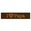 Callebaut Chocoladedecoratie I Love Papa 160st.