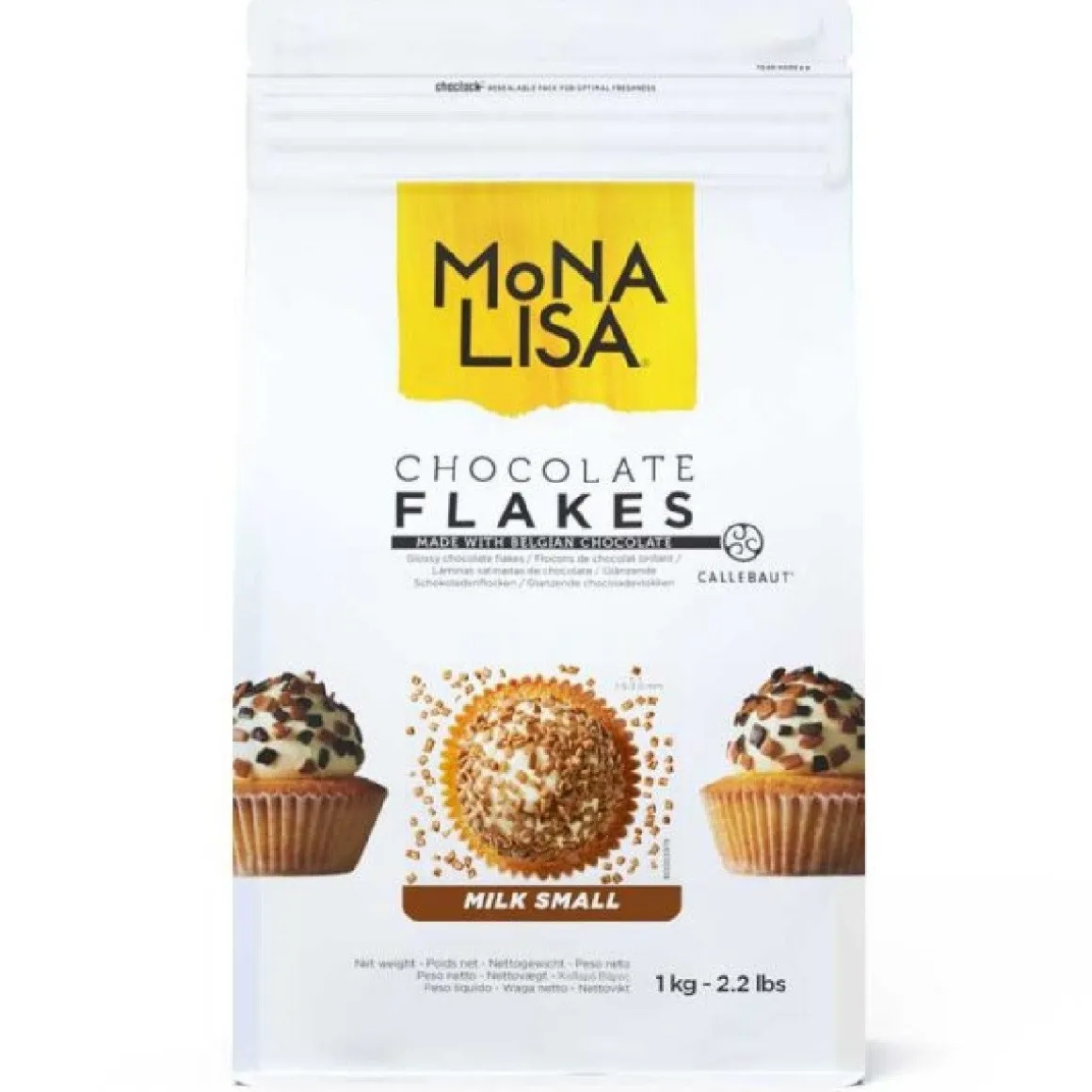 Callebaut Chocoladevlokken klein Melk 1 kg