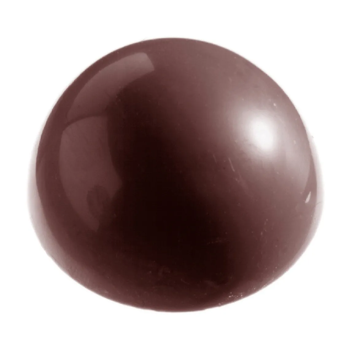 Chocolade Holvorm Chocolate World Halve Bol (6x) Ø80mm