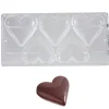 Chocolade Holvorm Chocolate World Hart (5x) 80x69x16 mm