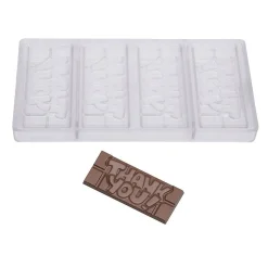 Chocolademal Chocolate World Tablet Thank You (4x) 118x50mm