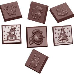 Chocolademal Chocolate World Kerst Ass. (21x) 31x10mm