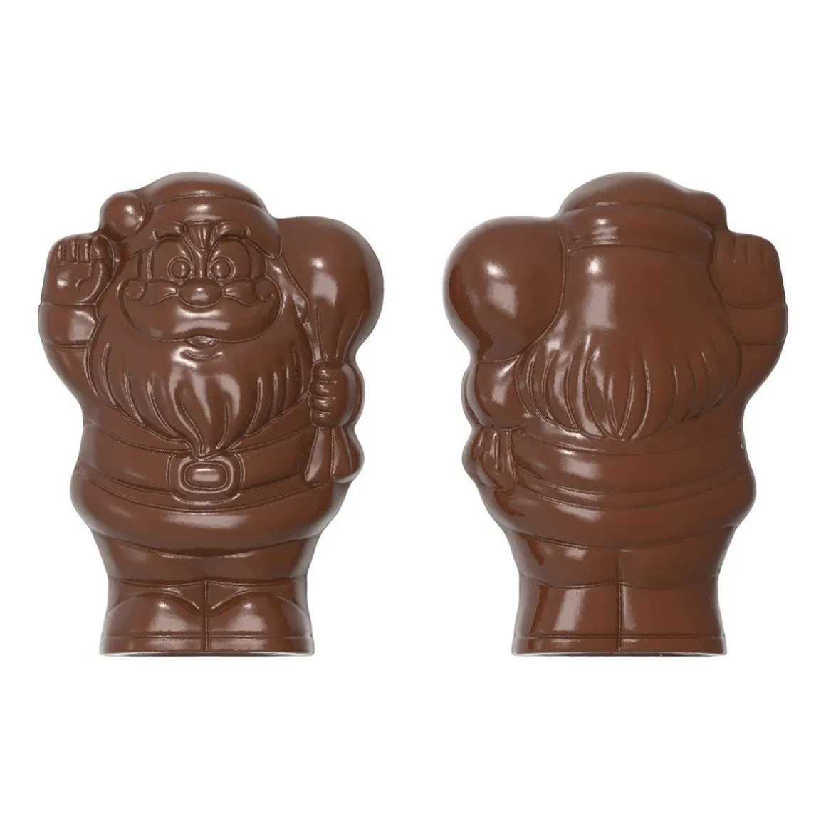 Chocolademal Chocolate World Kerstman (4x) 84x60x36mm