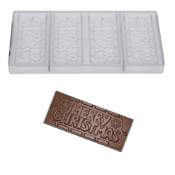 Chocolademal Chocolate World Tablet Merry Christmas (4x)