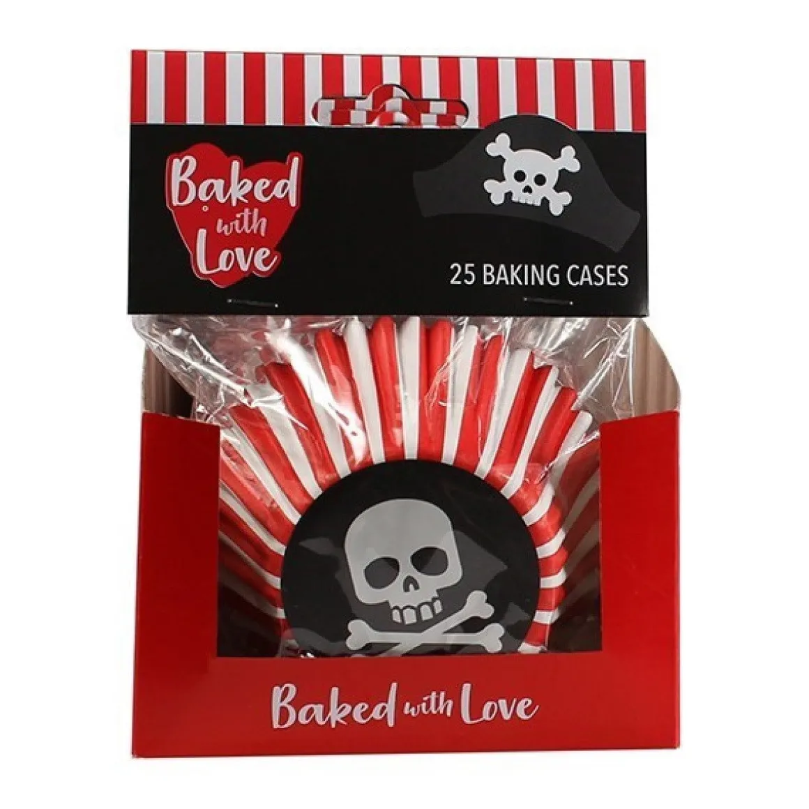 Culpitt Cupcake Vormpjes Piraten 50mm 25st.