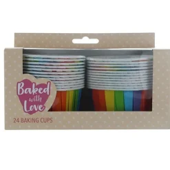 Culpitt Cupcake Vormpjes Regenboog 60mm 24st.