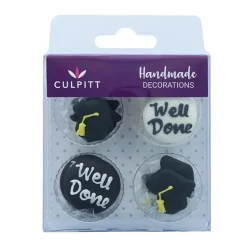 Culpitt Suikerdecoratie Geslaagd 25mm 12st.