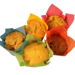 Cupcake - Muffin cup Tulp Klein Kleurenmix 750st.