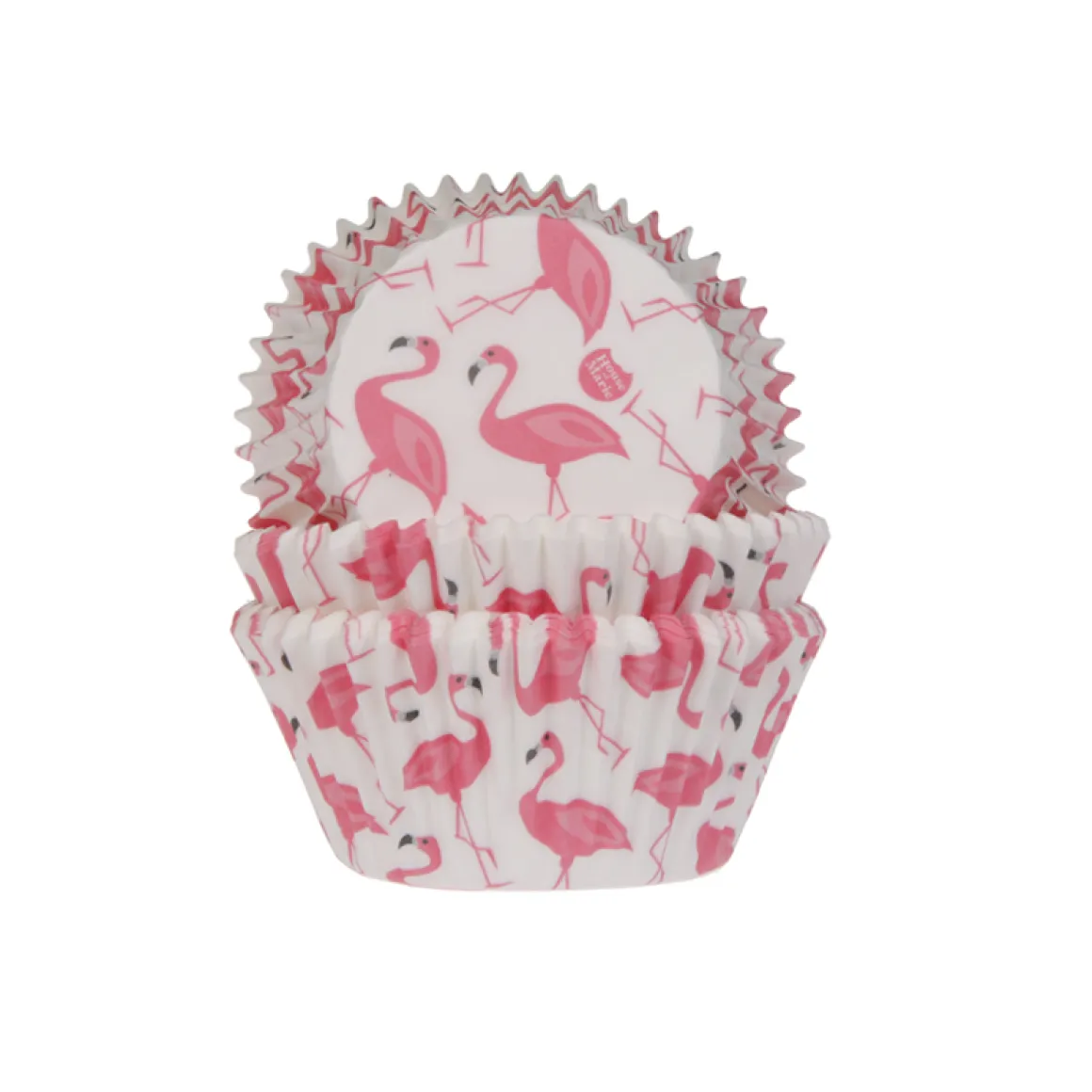 Cupcake Vormpjes HoM Flamingo 50x33mm. 50st.