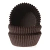 Cupcake Vormpjes HoM MINI Bruin 35x23mm. 500st.