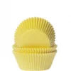 Cupcake Vormpjes HoM MINI Geel 35x23mm. 60st.