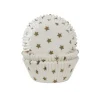 Cupcake Vormpjes HoM Sterren Goud 50x33mm. 50st.