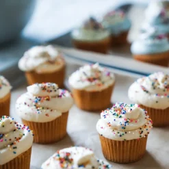 Cupcake Vormpjes Kraft Mini Ongebleekt 35x19mm 90st.