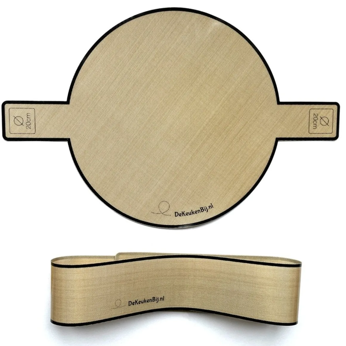 De KeukenBij Herbruikbaar Bakpapier Rond Siliconen Ø20cm
