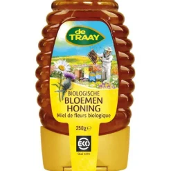 De Traay Bloemenhoning Biologisch 250g**