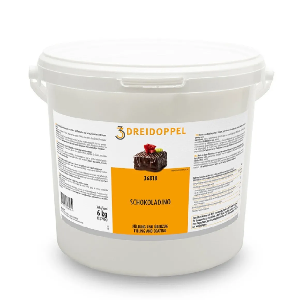 Dreidoppel Chocolade Coating Puur 6kg