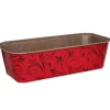 Ecopack Bakvorm 20x7,3x6,2cm Rood (per stuk)**